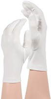 Handschoenen Wit met Drukknoopjes (katoen) (voorbeeld)