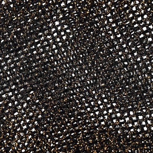 Glitter Netpanty Zwart-Goud Lurex (detail goud)