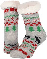 Dames Huissokken Kerst Ho Ho Ho