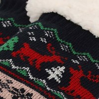 Dames Huissokken Kerst Rendier (detail)
