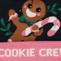  Kerst Beanie Kind Cookie Crew met LED (detail)