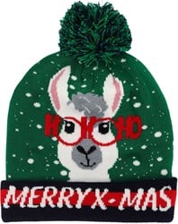 Kerst Beanie Kind Merry X-mas met LED