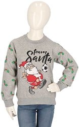 Kersttrui Jongens Team Santa Voetbal