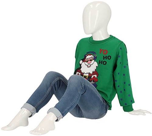 Kersttrui Jongens Santa Party (zittend)
