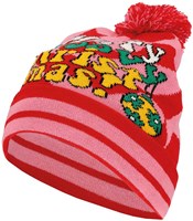 Kerst Beanie Groovy Christmas met LED (zijkant)