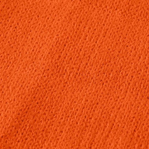 Sjaal Gebreid Oranje (detail)