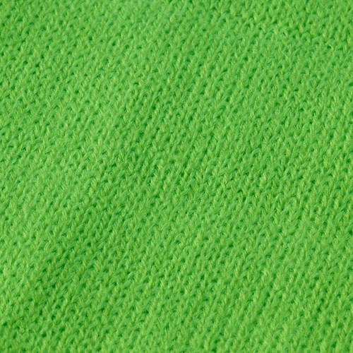 Sjaal Gebreid Neon Groen (detail)