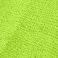 Sjaal Gebreid Neon Geel (detail)