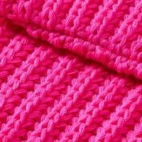 Gebreide Sjaal Rond Neon Pink (materiaal)