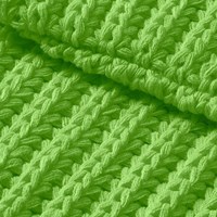 Gebreide Sjaal Rond Neon Groen (materiaal)