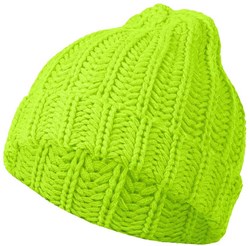 Gebreide Muts Neon Geel