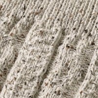 Tiroler Sokken Multi Beige (50% wol) (details)