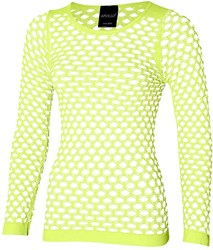 Nethemd Luxe Neon Geel