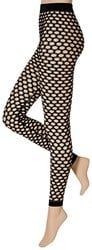 Legging met Gaten Zwart Luxe (Naadloos)