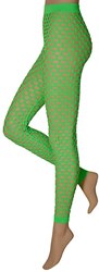 Legging met Gaten Neon Groen Luxe (Naadloos)