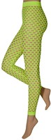 Legging met Gaten Neon Geel Luxe (Naadloos)