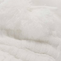 Beenwarmers met Bollen Wit (detail)