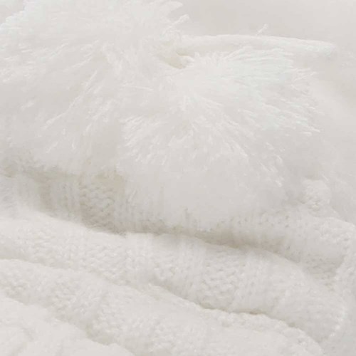 Beenwarmers met Bollen Wit (detail)