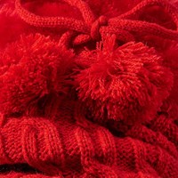 Beenwarmers met Bollen Rood (detail)