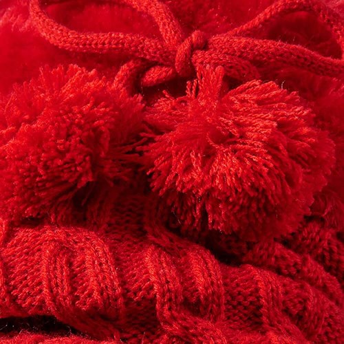 Beenwarmers met Bollen Rood (detail)