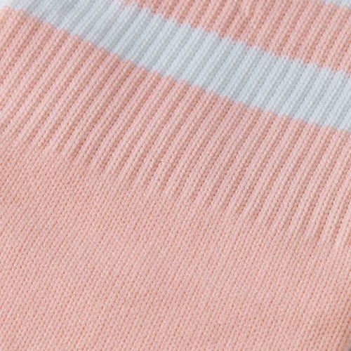 Cheerleader Sokken Roze/Wit (materiaal)