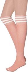 Cheerleader Sokken Roze/Wit