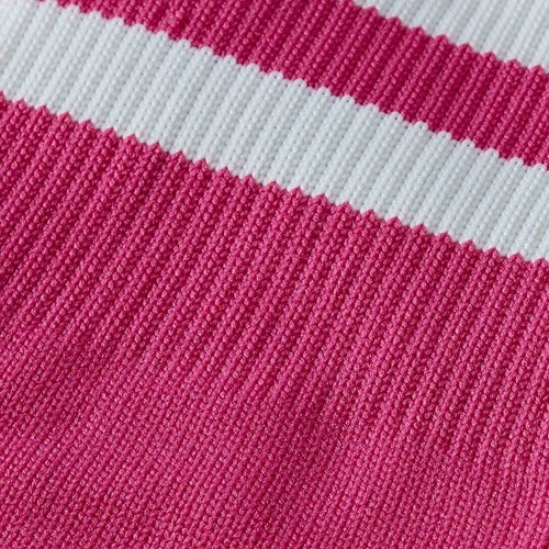 Cheerleader Sokken Pink/Wit (materiaal)