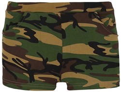 Camouflage Hotpants voor dames