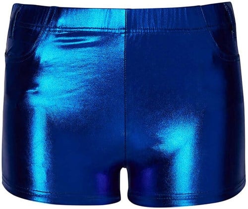 Blauwe Hotpants met Zakken