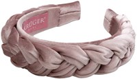 Trachten Haarband Fluweel Gevlochten Roze