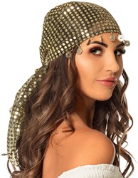 Zigeuner Hoofddoek Goud
