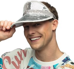 Zonneklep Disco Zilver