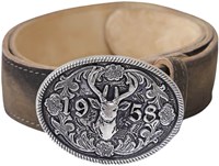 Trachten Riem Klassiek Luxe (echt leer)