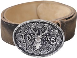 Trachten Riem Klassiek Luxe (echt leer)