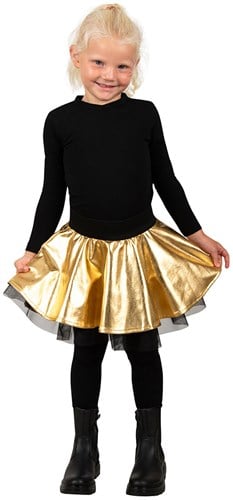 Cirkelrok Metallic Goud Meisje