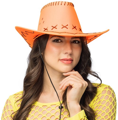 Cowboyhoed Savanne Neon Oranje (vrouw)