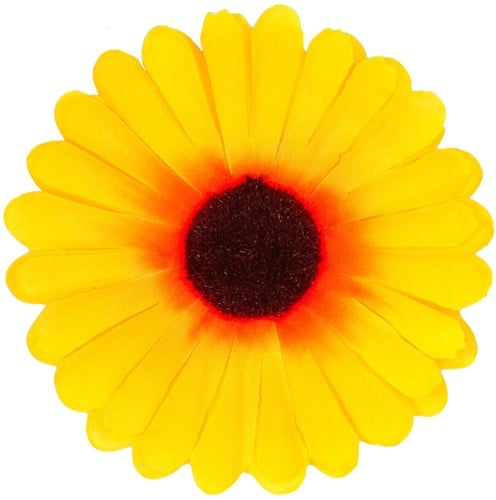 Zonnebloem Broche met Speldje en Clip