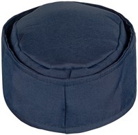 Hoedje Stewardess Blauw (achterkant)