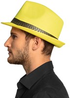 Hoed Funk Geel (zijkant)