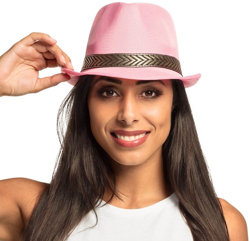 Hoed Funk Roze