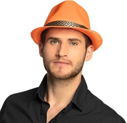 Hoed Funk Oranje