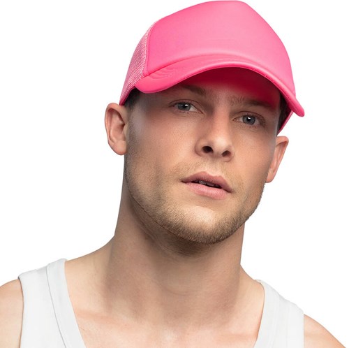 Trucker Pet Neon Roze (man)