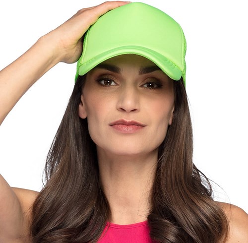 Trucker Pet Neon Groen (vrouw)
