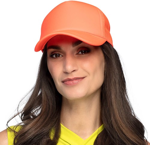 Trucker Pet Neon Oranje (vrouw)