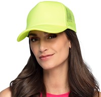 Trucker Pet Neon Geel (voorbeeld vrouw)