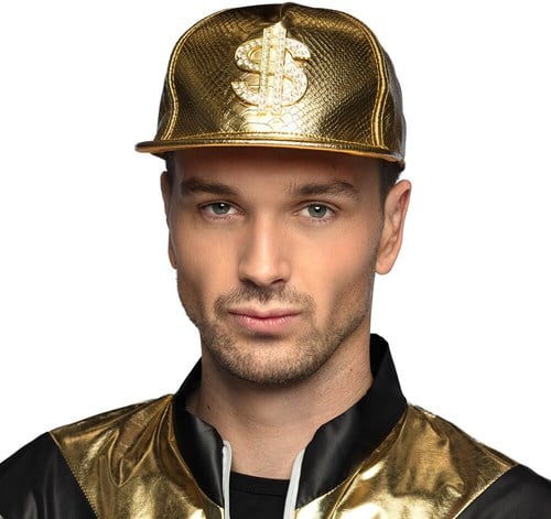 Gouden Pet met Dollar
