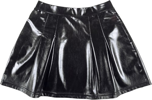 Mini Rokje Metallic Zwart voor dames (detail)