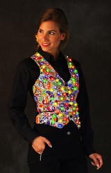 Dames Gilet Castalia Zilver met LED-verlichting