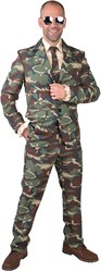 Herenkostuum Camouflage Leger