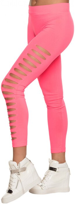 Legging Pink met Gaten (voorkant 2)